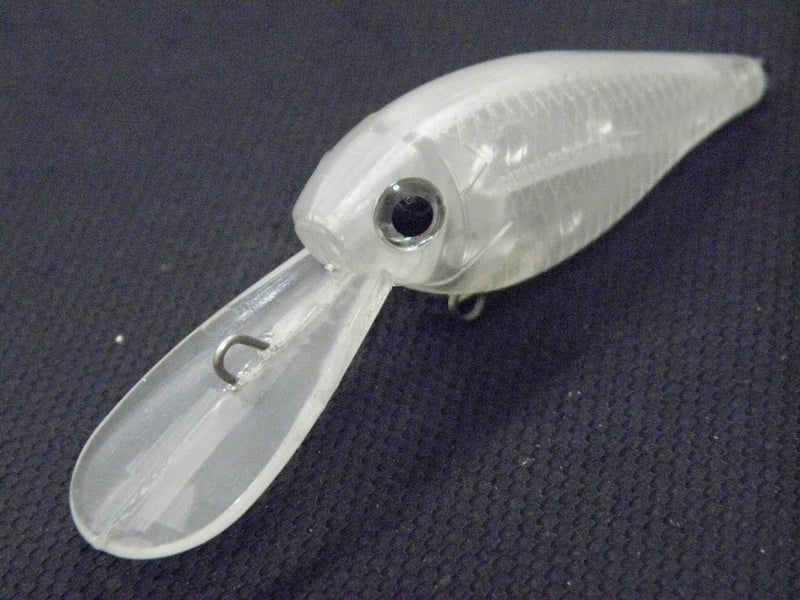 wLure 10 Blank Unpainted Crankbait Wide Wobble Deep Diver Jerkbait Slow Floating Fishing Lures with Free Eyes UPC549 - Image 3